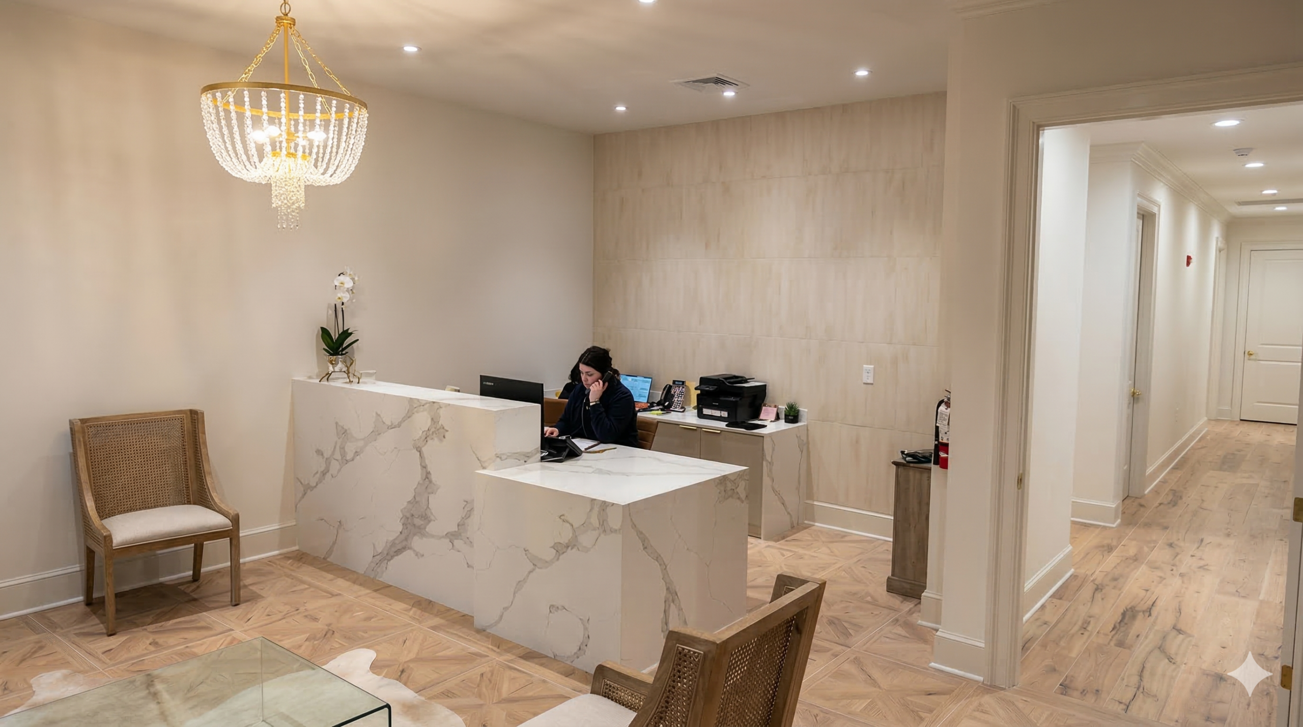 Medical office background